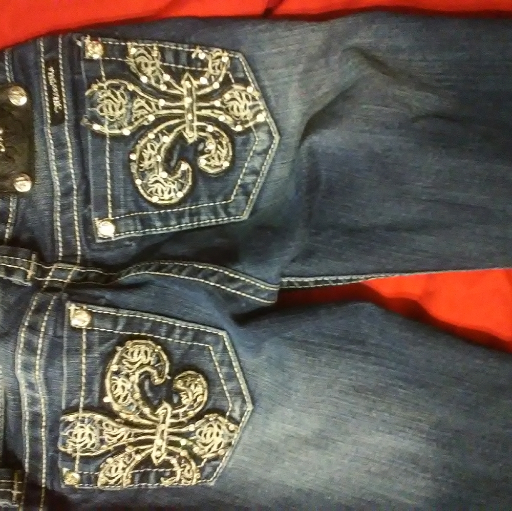 Miss Me Juniors Size 25 Low rise Bell bottoms Cute
